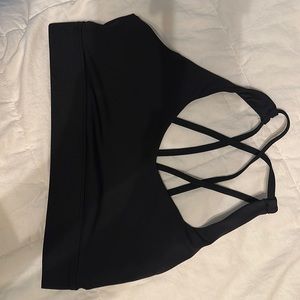 Show cross back sports bra